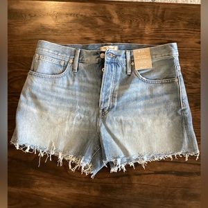 Madewell Relaxed Denim Shorts Waist 31”